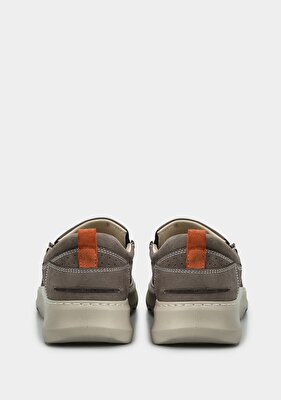 Eclipse Gri Deri Erkek Ayakkabı