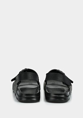 Eclipse Siyah Erkek Düz Sandalet