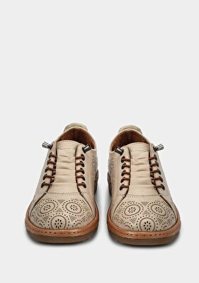 Eclipse Bej Deri Kadın Ayakkabı