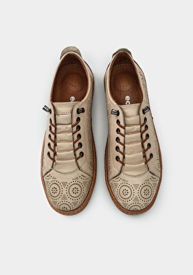 Eclipse Bej Deri Kadın Ayakkabı