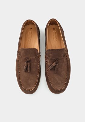 Provoq Kahve Deri Erkek Ayakkabı