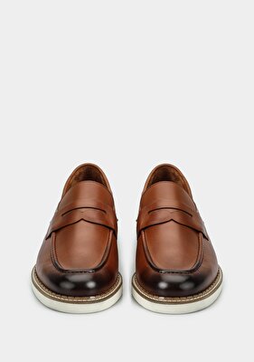 Provoq Taba Deri Erkek Ayakkabı