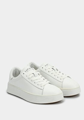 LUFIAN Beyaz Deri Kadın Sneaker
