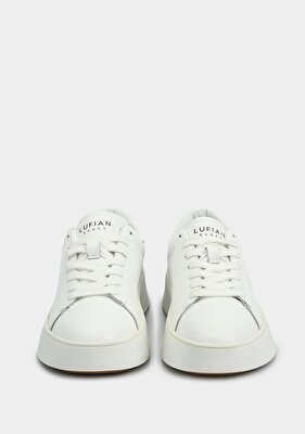LUFIAN Beyaz Deri Kadın Sneaker
