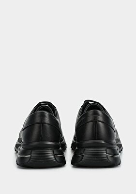 Eclipse Siyah Deri Kadın Ayakkabı