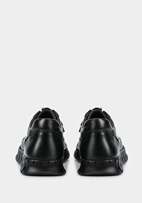 Eclipse Siyah Deri Kadın Ayakkabı