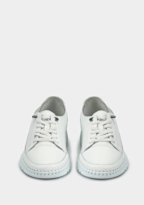 Eclipse Beyaz Deri Kadın Ayakkabı