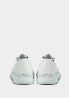 Eclipse Beyaz Deri Kadın Ayakkabı