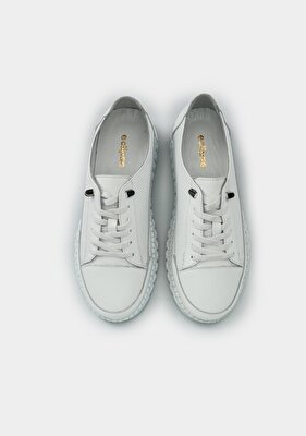 Eclipse Beyaz Deri Kadın Ayakkabı