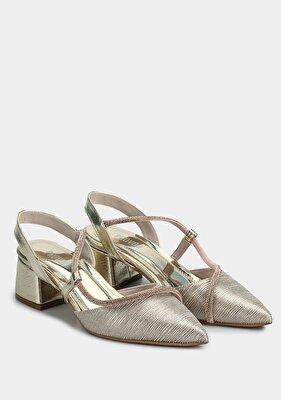 Provoq Altın Kadın Ayakkabı