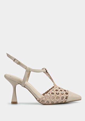 Provoq Bej Kadın Ayakkabı