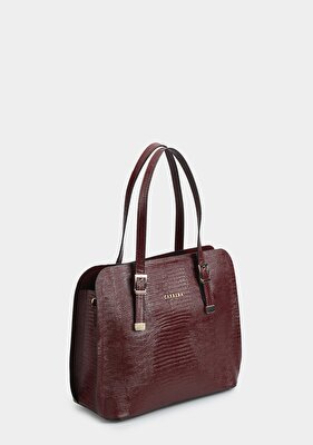 Carrera Bordo Kadın Omuz Çantası