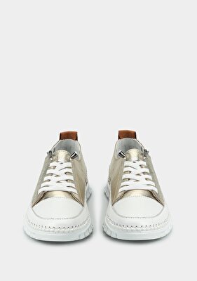 Eclipse Altın Deri Kadın Ayakkabı