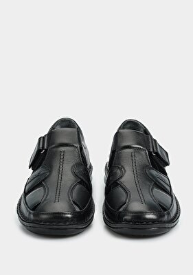 Eclipse Siyah Deri Erkek Ayakkabı