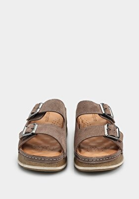 Eclipse Vizon Deri Kadın Konfor Terlik