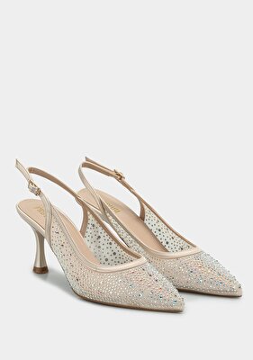 Provoq Altın Kadın Ayakkabı