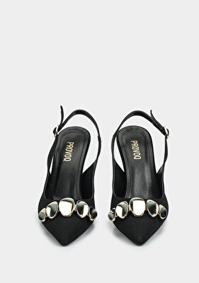 Provoq Siyah Kadın Ayakkabı