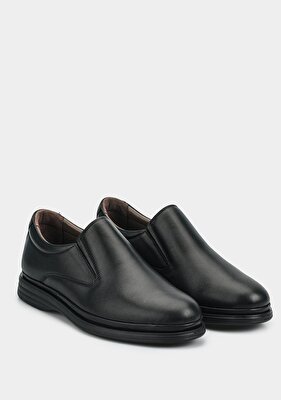 Eclipse Siyah Deri Erkek Ayakkabı