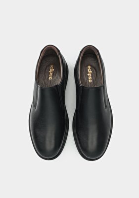 Eclipse Siyah Deri Erkek Ayakkabı