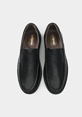 Eclipse Siyah Deri Erkek Ayakkabı