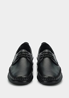 Eclipse Siyah Deri Erkek Ayakkabı