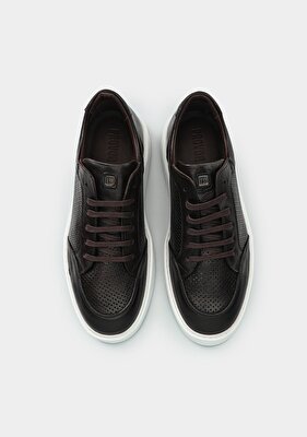 Provoq Kahve Deri Erkek Ayakkabı