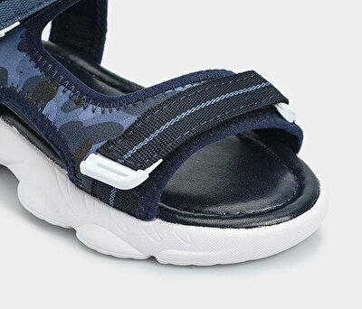 Kiddo Lacivert Erkek Çocuk Düz Sandalet