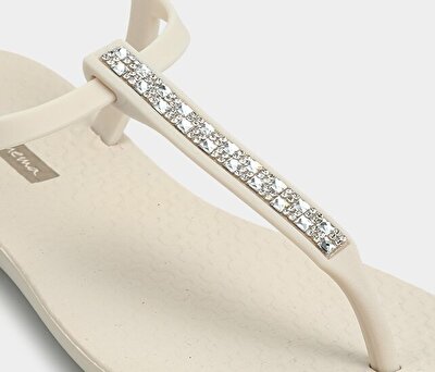 Ipanema Bej Kadın Düz Sandalet