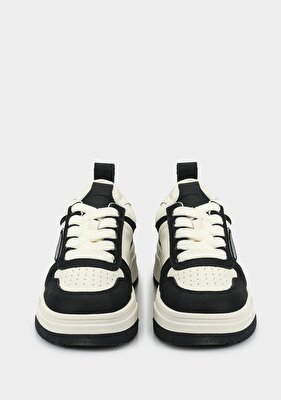 LUFIAN Jennifer Siyah Deri Kadın Sneaker