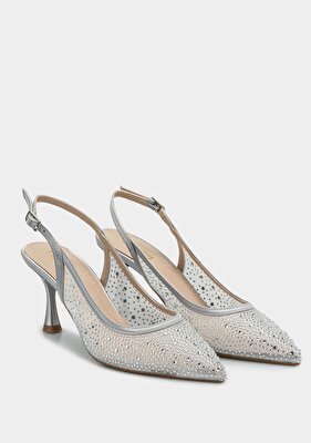 Provoq Gümüş Kadın Ayakkabı