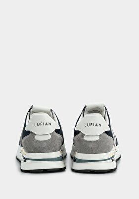 LUFIAN Rex Lacivert Deri Erkek Sneaker
