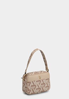 U.S. Polo Assn. Bej Kadın Çapraz Çanta