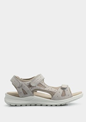 Legero Beyaz Deri Kadın Düz Sandalet