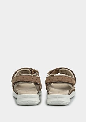 Legero Bej Deri Kadın Düz Sandalet