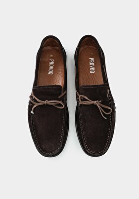 Provoq Kahve Deri Erkek Ayakkabı