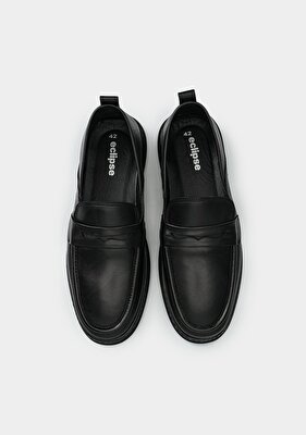 Eclipse Siyah Deri Erkek Ayakkabı