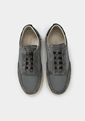 Eclipse Gri Deri Erkek Ayakkabı