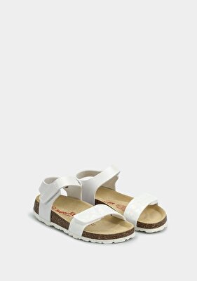 Superfit Beyaz Kız Çocuk Düz Sandalet