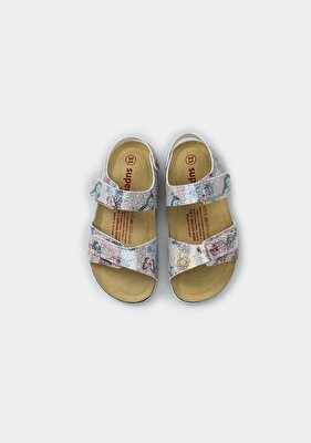 Superfit Mavi Kız Çocuk Düz Sandalet