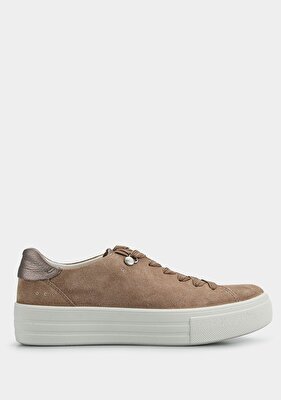 Legero Bej Deri Kadın Sneaker