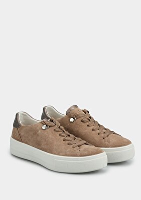 Legero Bej Deri Kadın Sneaker