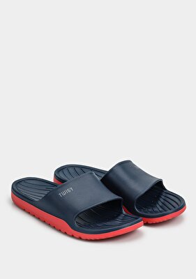 Twigy Lacivert-Kırmızı Erkek Plaj Terliği