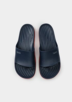 Twigy Lacivert-Kırmızı Erkek Plaj Terliği