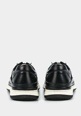 Provoq Siyah Deri Erkek Ayakkabı