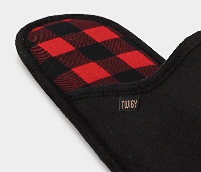 Twigy Siyah Erkek Ev Terliği