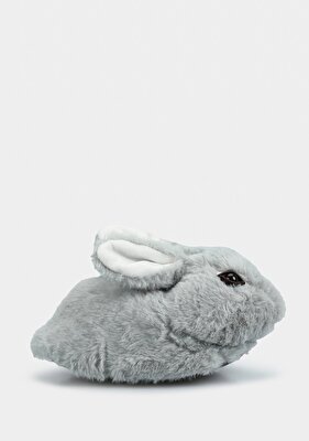 Twigy Gri Kız Çocuk Ev Terliği