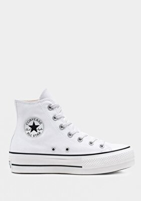 Converse Chuck Taylor All Star Platform Canvas Beyaz Kadın Sneaker 560846C 