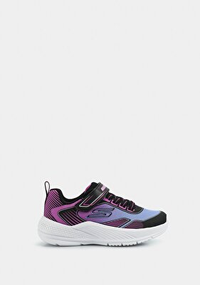 Skechers Bkmt Mıcrospec Advance Siyah-Mavi Kız Çocuk Sneaker 303657L 