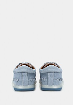 Eclipse Mavi Deri Kadın Ayakkabı