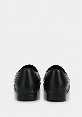 Eclipse Siyah Deri Kadın Ayakkabı